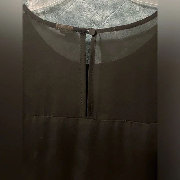 Women's Worthington 1X Lace Sleeve Sheer Blouse - Picture 7 of 8